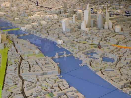 scale model of London in The Buildiing Centre, Store Street 6