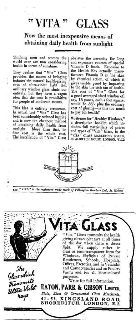 Advertisement from The Times, 22 May 1928